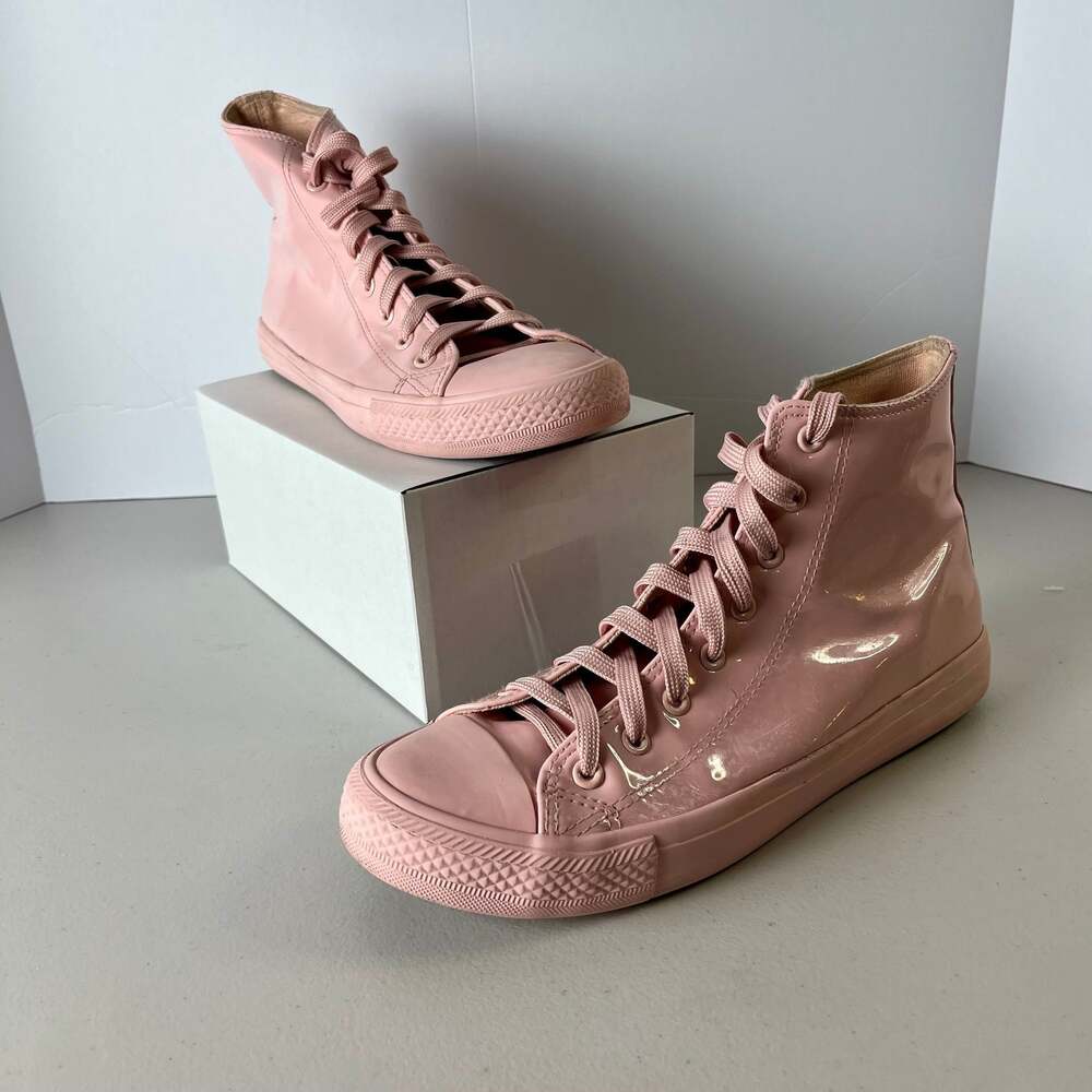 MadRag Pink‎ Patent High Top Sneakers Chuckie-Hi-MR Size 11